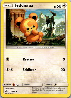 Teddiursa Exemplar 1,25 €
