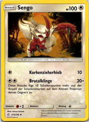 Pokémon-Karte Sengo 173/236 Welten im Wandel