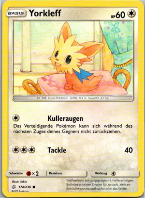 Pokémon-Karte Yorkleff 174/236 Welten im Wandel