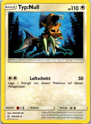 Pokémon-Karte Typ:Null 183/236 Welten im Wandel