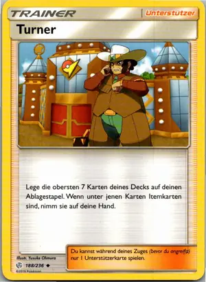 Pokémon-Karte Turner 188/236 Welten im Wandel