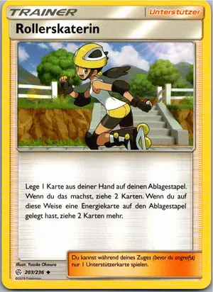 Rollerskaterin Exemplar 1,25 €