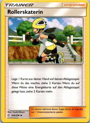 Rollerskaterin Exemplar 1,25 €