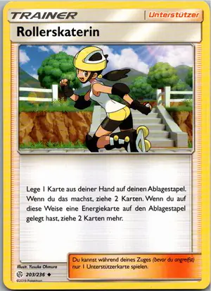 Rollerskaterin Exemplar 1,25 €