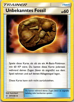 Unbekanntes Fossil Exemplar 1,25 €