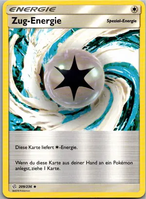 Pokémon-Karte Zug-Energie 209/236 Welten im Wandel