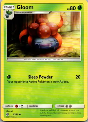Pokémon-Karte Gloom Duflor 3/236 Welten im Wandel