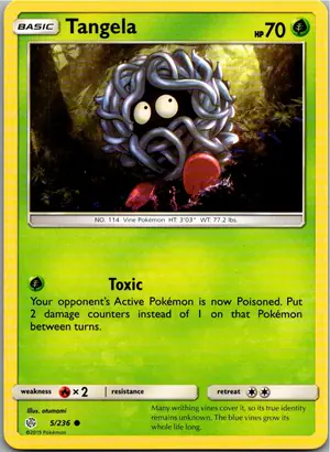 Pokémon-Karte Tangela 5/236 Welten im Wandel