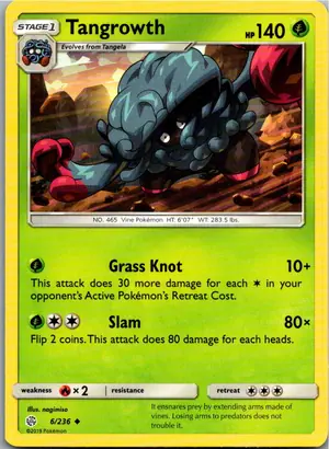 Pokémon-Karte Tangrowth Tangoloss 6/236 Welten im Wandel