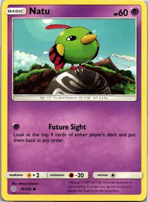 Pokémon-Karte Natu 78/236 Welten im Wandel