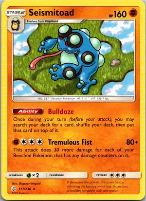 Seismitoad Branawarz Exemplar 2,25 €