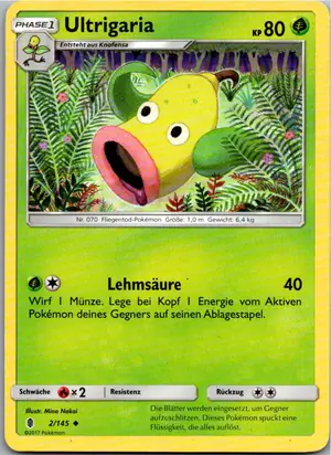 Pokémon-Karte Ultrigaria 2/145 Stunde der Wächter