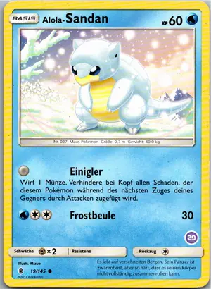 Alola-Sandan Exemplar 1,25 €