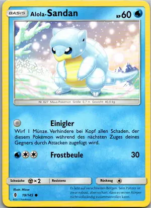 Alola-Sandan Exemplar 1,25 €