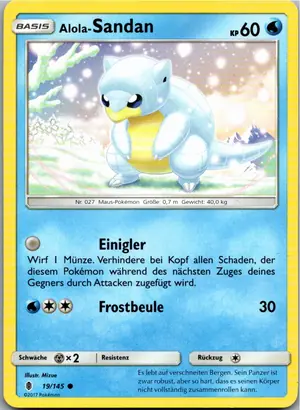 Alola-Sandan Exemplar 1,25 €
