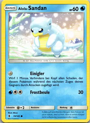 Alola-Sandan Exemplar 1,25 €
