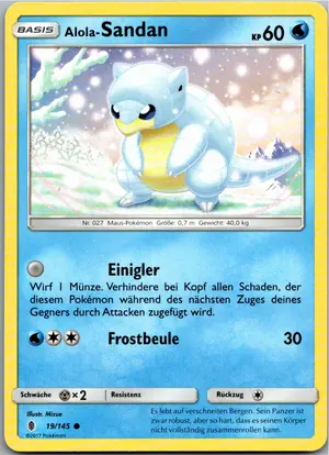 Alola-Sandan Exemplar 1,25 €