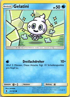 Pokémon-Karte Gelatini 33/145 Stunde der Wächter