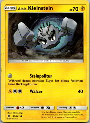 Kleinstein Exemplar 1,25 €