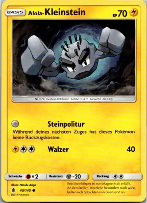 Kleinstein Exemplar 1,25 €