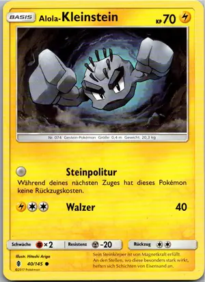Kleinstein Exemplar 1,25 €