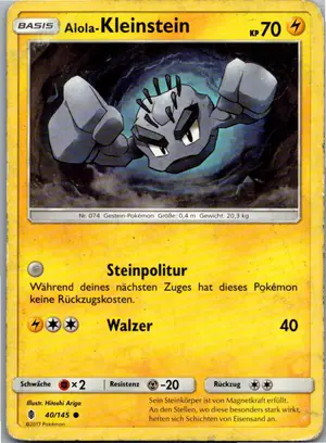 Kleinstein Exemplar 1,25 €