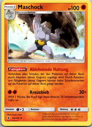 Maschock Exemplar 1,25 €