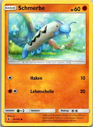 Schmerbe Exemplar 1,25 €