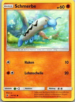 Schmerbe Exemplar 1,25 €