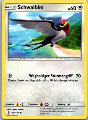 Schwalbini Exemplar 1,25 €