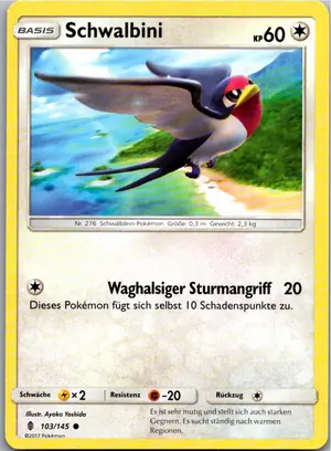 Schwalbini Exemplar 1,25 €
