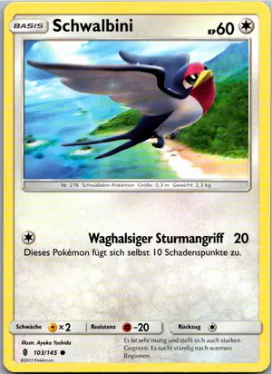 Schwalbini Exemplar 1,25 €