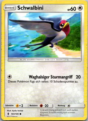 Schwalbini Exemplar 1,25 €