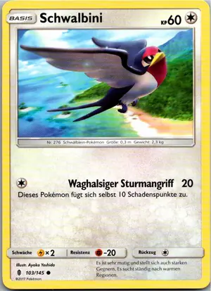 Schwalbini Exemplar 1,25 €