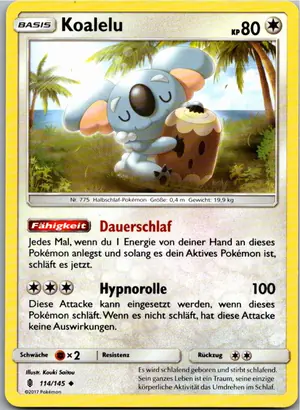 Koalelu Exemplar 1,25 €