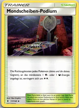 Mondscheiben-Podium Exemplar 1,25 €