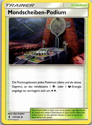 Mondscheiben-Podium Exemplar 1,25 €