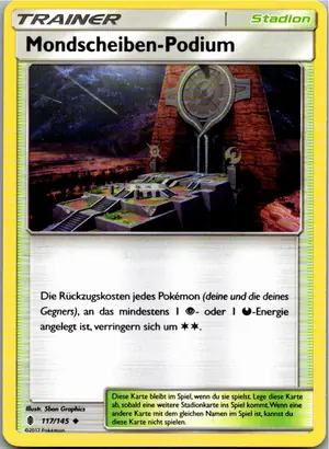 Mondscheiben-Podium Exemplar 1,25 €