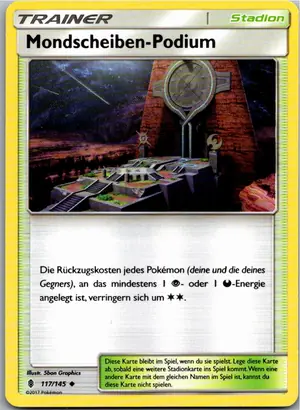 Mondscheiben-Podium Exemplar 1,25 €