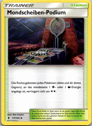 Mondscheiben-Podium Exemplar 1,25 €