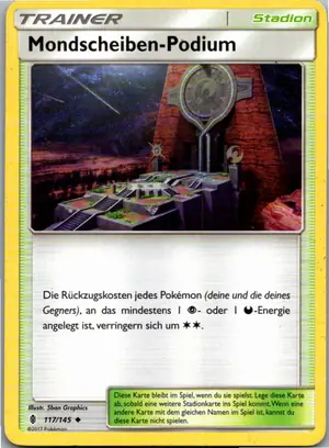Mondscheiben-Podium Exemplar 1,25 €
