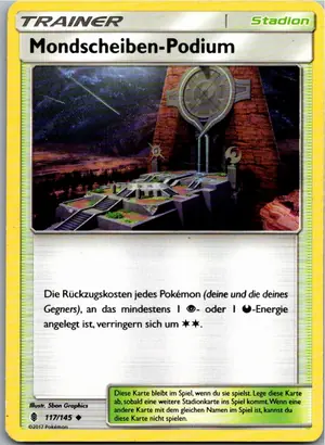 Mondscheiben-Podium Exemplar 1,25 €