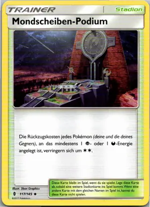 Mondscheiben-Podium Exemplar 1,25 €