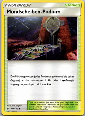 Mondscheiben-Podium Exemplar 1,25 €