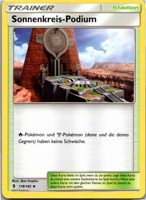 Sonnenkreis-Podium Exemplar 1,25 €