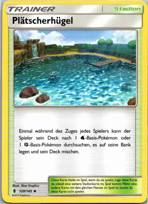 Plätscherhügel Exemplar 1,25 €