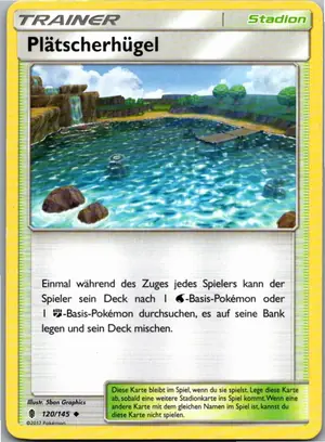 Plätscherhügel Exemplar 1,25 €