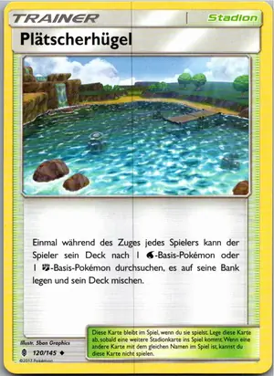 Plätscherhügel Exemplar 1,25 €