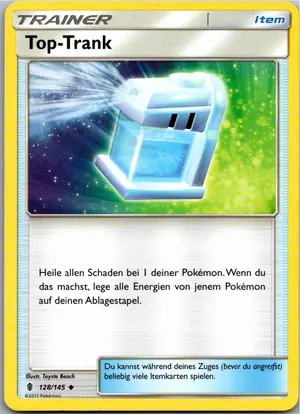 Pokémon-Karte Top-Trank 128/145 Stunde der Wächter