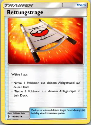 Rettungstrage Exemplar 1,25 €